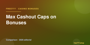 Max Cashout Caps on Bonuses — Free777 editorial 2026