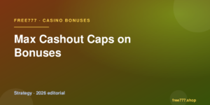 Max Cashout Caps on Bonuses — Free777 editorial 2026
