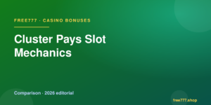Cluster Pays Slot Mechanics — Free777 editorial 2026