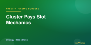 Cluster Pays Slot Mechanics — Free777 editorial 2026