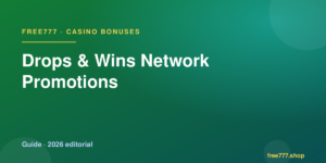 Drops & Wins Network Promotions — Free777 editorial 2026