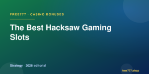 The Best Hacksaw Gaming Slots — Free777 editorial 2026