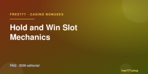 Hold and Win Slot Mechanics — Free777 editorial 2026