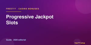 Progressive Jackpot Slots — Free777 editorial 2026