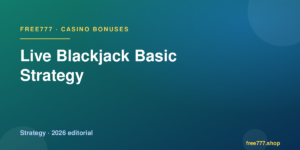 Live Blackjack Basic Strategy — Free777 editorial 2026