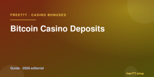 Bitcoin Casino Deposits — Free777 editorial 2026