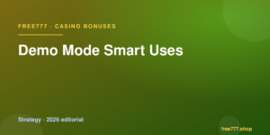 Demo Mode Smart Uses — Free777 editorial 2026