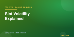 Slot Volatility Explained — Free777 editorial 2026